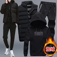 Черный флисовый комплект, 3 предмета