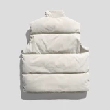 Пуховик, мужской демисезонный жилет без рукавов, утепленная куртка, свободный крой