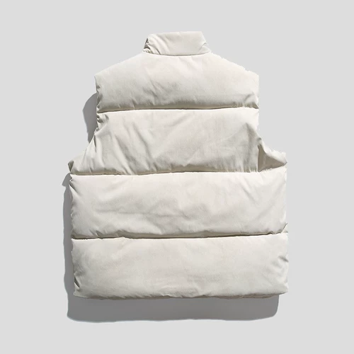 Пуховик, мужской демисезонный жилет без рукавов, утепленная куртка, свободный крой