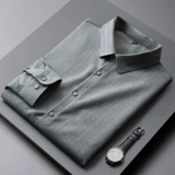 Демисезонная элитная рубашка для отдыха, с вышивкой, облегающий крой, изысканный стиль