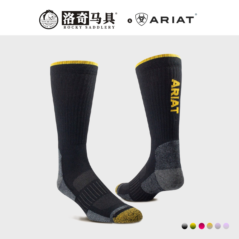 Ariat Professional Sports Socks Are Wear-Resistant, Breathable, Sweat-Absorbent, Anti-Odor, Kidsren's Equestrian Socks 8111035