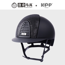 Italian Kep Second-generation Competitive Equestrian Helmet (Black Sequin) Loch Horse with 8101267