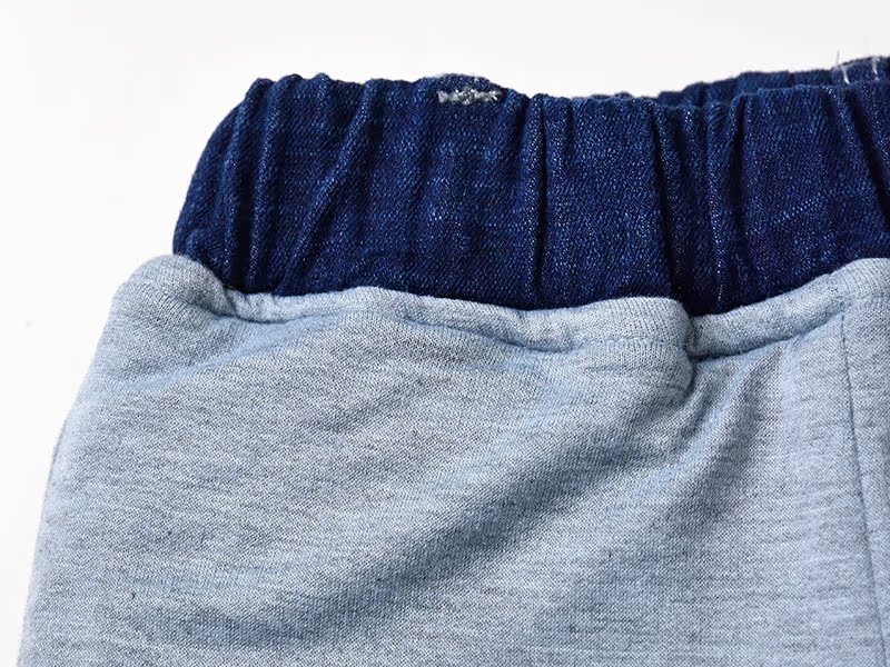 Quần jeans cotton hai lớp mềm mại và thoải mái cho bé trai Quần bé trai say sưa Quần áo trẻ em đẹp mới D quan ao tre em
