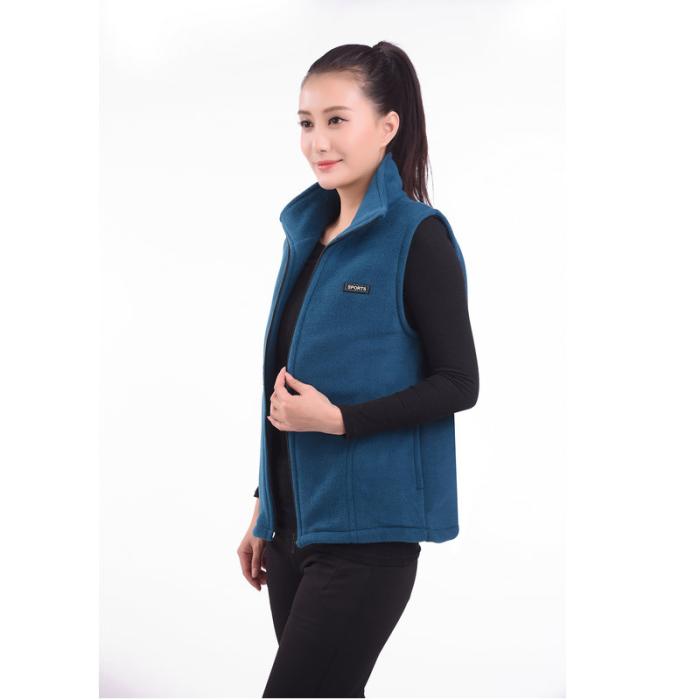 Big-code mẹ trang bị cho rocking nhung giáp vest mùa xuân và mùa thu mùa đông quần áo lấy nhung trung niên phụ nữ cộng với nhung ngựa kẹp có thể dài vai