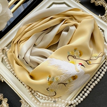 Phoenix to dance Hangzhou Silk Silk Silk Silk scarf female spring autumn silk scarf embroidered mother mother shawl