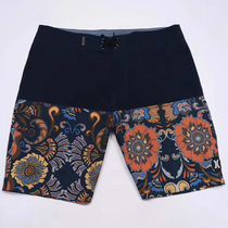 Beach pants quick-drying men loose size seaside resort casual fitness shorts stretch waterproof swimming trunks side bag