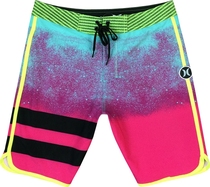 2018 New Original single high-elastic men Beach pants quick-dry surf fitness loose red and blue colorblock beach casual shorts