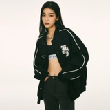 CHIGGALAB Демисезонное ретро спортивное полотенце, бейсбольная куртка