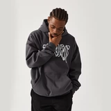 CHIGGALAB Демисезонная толстовка с капюшоном, утепленная толстовка, в американском стиле