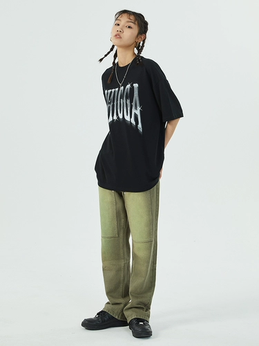 Chiggalab Phantom Skeleton Lego Logos Короткий -насыщенные, плечо круглая шея, повседневная печать, бренд Tide The The The The The The Fish