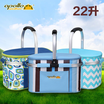 Large thick refrigerator bag Ice bag Portable outdoor insulation picnic bag Barbecue set insulation tableware set
