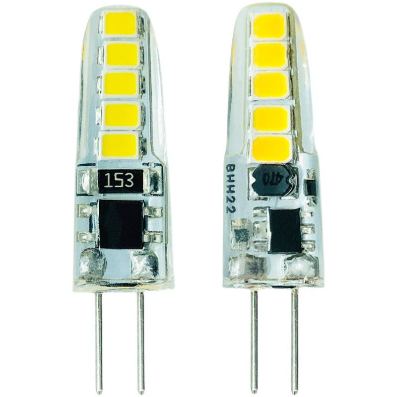 led灯珠g4超亮节能12V220V客厅卧室水晶吊灯子弹头两针插脚小灯泡