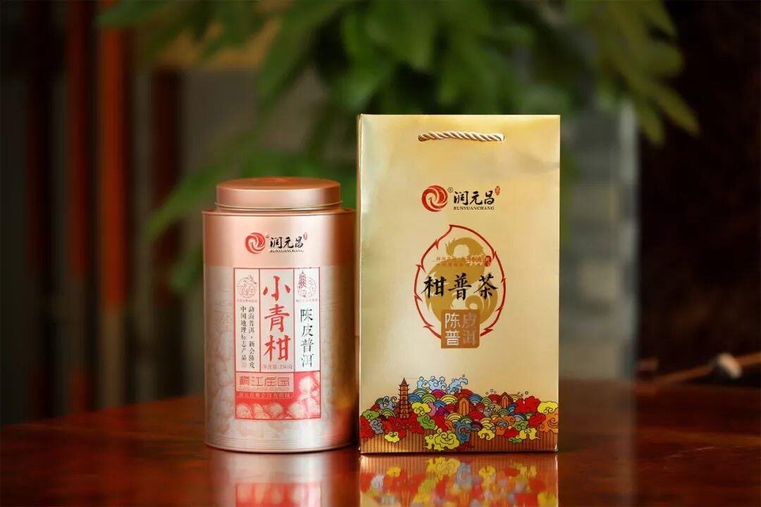 Runyuanchang Xinhui Citrus Pu-tea Meijiang Manor Pu-erh Ripe Pu-erh Pu-erh Green Orange Peel 250g