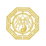 Оригинальная наклейка на зеркало с головой животного, невидимая креативная металлическая наклейка на дверь туалета, наклейка на дверь гардеробной, на дверь спальни, кухни