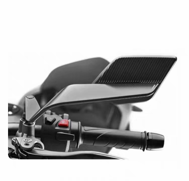 Motorcycle Street Car Modified Rearview Mirror CNC Aluminum Alloy Electric Vehicle Universal KTM Foldable Fixed Wind Wing Mirror