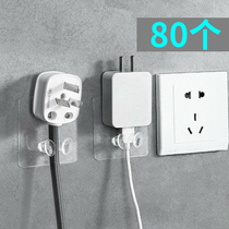  Power plug hook Kitchen wire paste wall-mounted storage creative punch-free strong socket pylons sticky hook