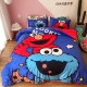 Sesame Street Elmo nhung ấm cashmere bé bánh quy gia đình lạ bốn tấm giường Dongkuan áp dụng 1.8m - Bộ đồ giường bốn mảnh