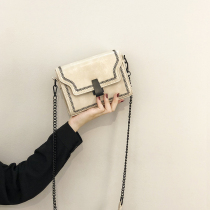 MK X STAR leather bag Women summer 2021 new fashion summer wild chain shoulder bag ins niche Tide