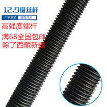 High-strength National Standard tooth strip 12 9 M6 to M48 full thread through screw rod full tooth one meter screw