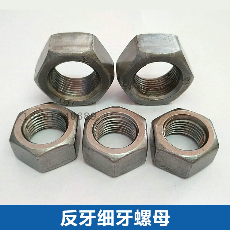 Hexagon high quality fine tooth reverse tooth nut nut M8M10M12M14M16M18M20M22M24M27M30 * 1 5