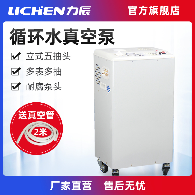 Lichen Technology vertical five-tap circulating water vacuum pump SHZ-95 corrosion-resistant type vacuum distillation multi-water ring pump