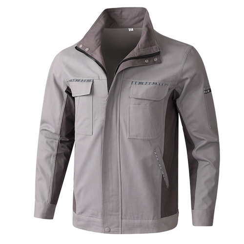 Хлопковый износостойкий осенний комплект для работы, рабочая одежда, увеличенная толщина, защита от ожогов