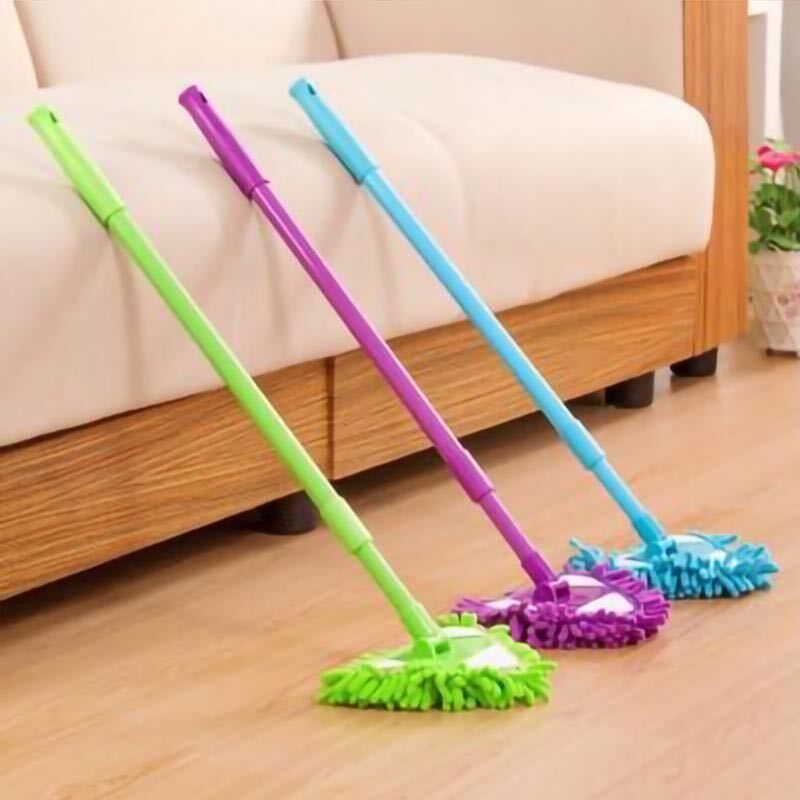 Small mop household cleaning artifact wet and dry mop to wipe ceiling wall tiles car wash telescopic