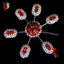 Opera Drama Peking Opera Double Light Water Drill Jewel Flowers Seven Colorful 7 Stars and Bubble Flowers Denier Head Decoration