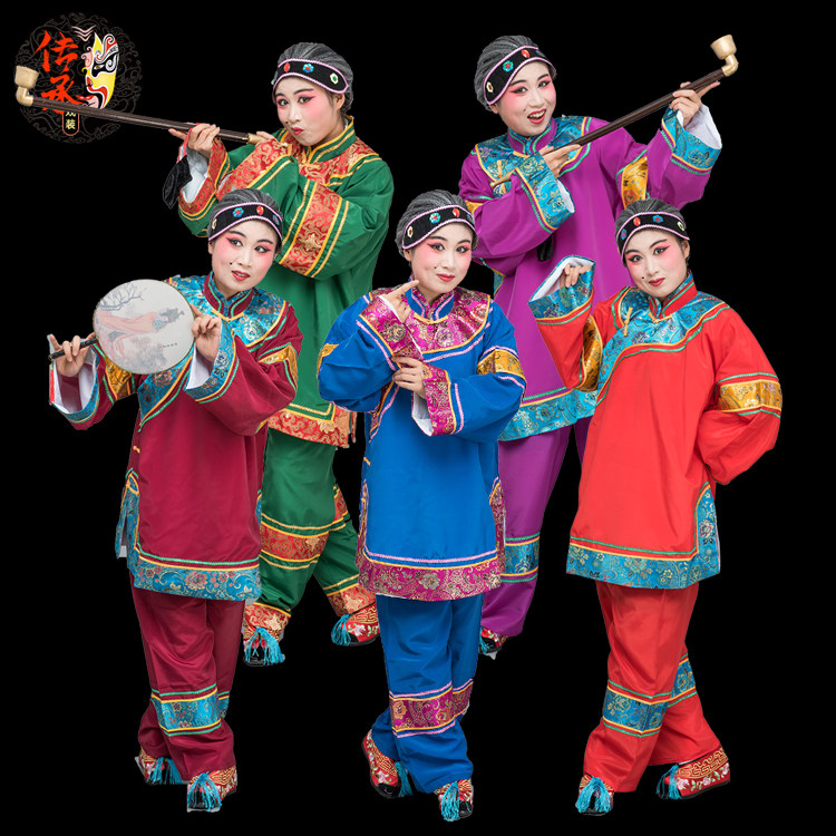 Drama Media Performing Clothing Old Lady Media Clothing Lady Yangyu Middle Old Sunset Square Dance