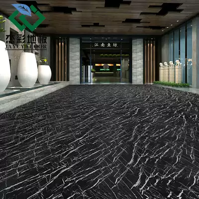 PVC stone plastic floor tile stone grain plastic plastic floor leather thick wear-resistant waterproof non-slip commercial office home