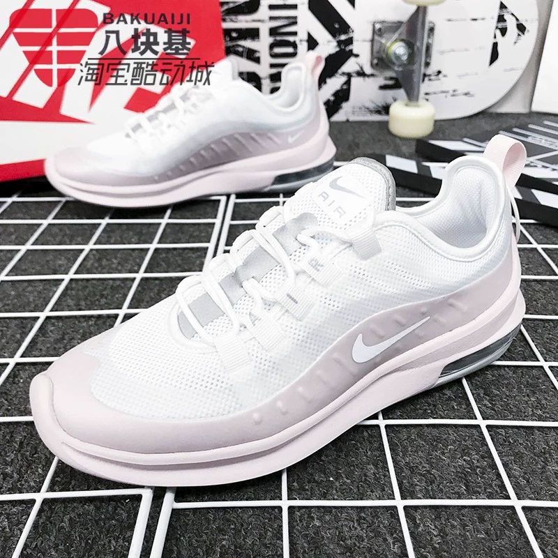 NIKE Giày nữ Nike 2020 lò xo AIR MAX AXIS đệm đệm giày chạy thể thao AA2168-107 - Giày chạy bộ