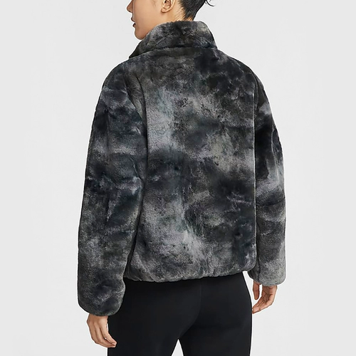 Nike, зимняя бархатная удерживающая тепло куртка, с печатью вашего логотипа, свободный крой