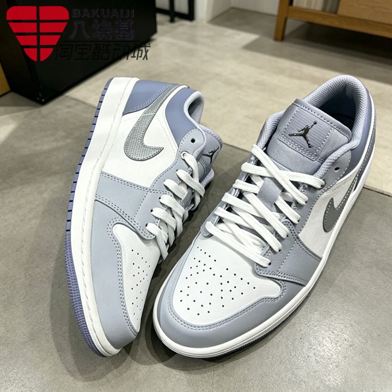 Nike Men's Shoes 2026 Autumn Model Jordan Aj1 Gray and Blue Retro Sports Casual Sneakers Ix5003-101 Nike Men's Shoes 2026 Autumn Model Jordan Aj1 Gray and Blue Retro Sports Casual Sneakers Ix5003-101