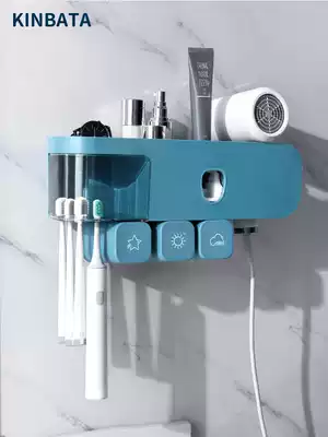 Japan kinbata toothbrush rack no trace adhesive adhesive cosmetic room toothbrush cup toothbrush holder blowing rack