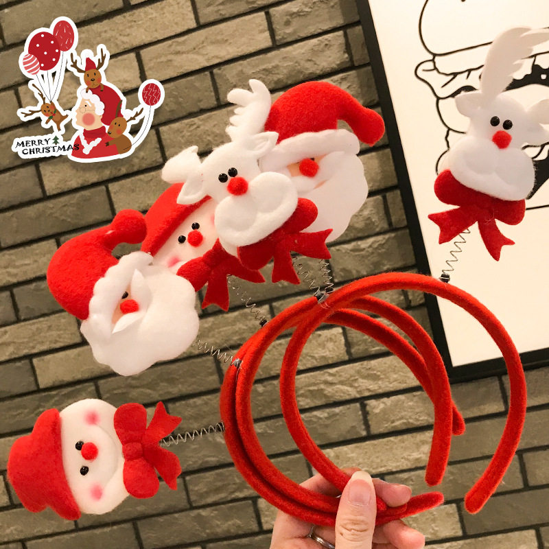 Christmas headband decorations for adults and children dress up toys Christmas headband elk horns headband headband hair accessories