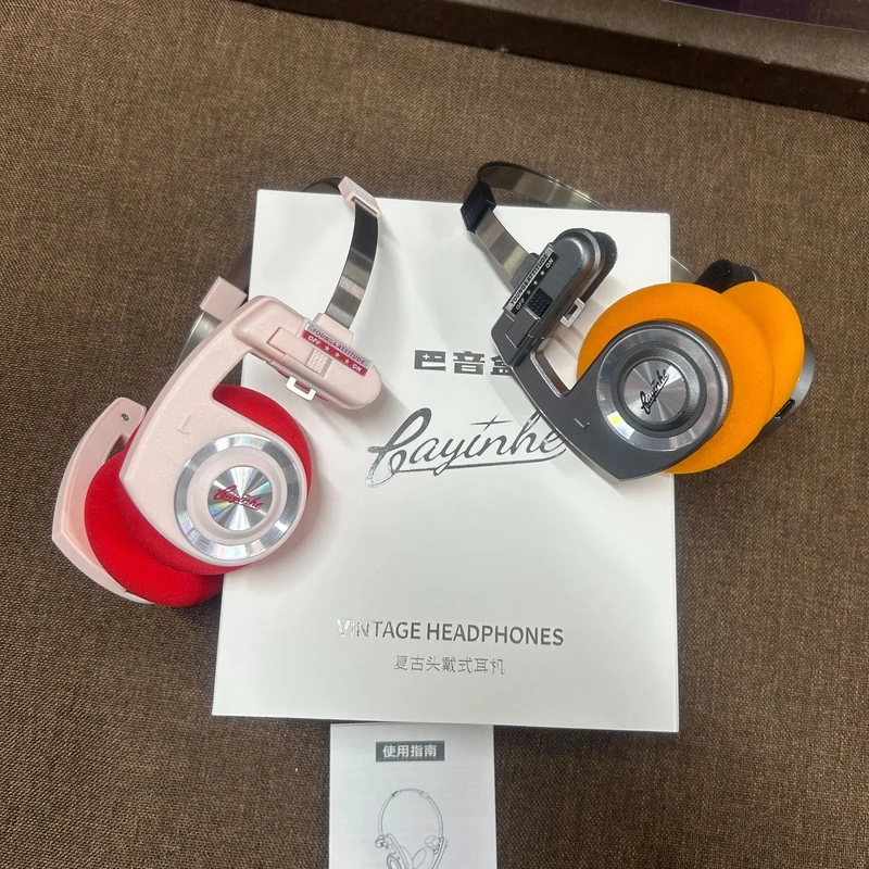 Head-Mounted, Portable, Compact Wireless Headphones for Taking Photos, the Same Style as Celebrities for Girls