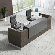 Office Furniture Brief Modern Front Desk Working Table Guests Reception Desk Supermarket Storefront Cashier Desk Service Consultation Desk