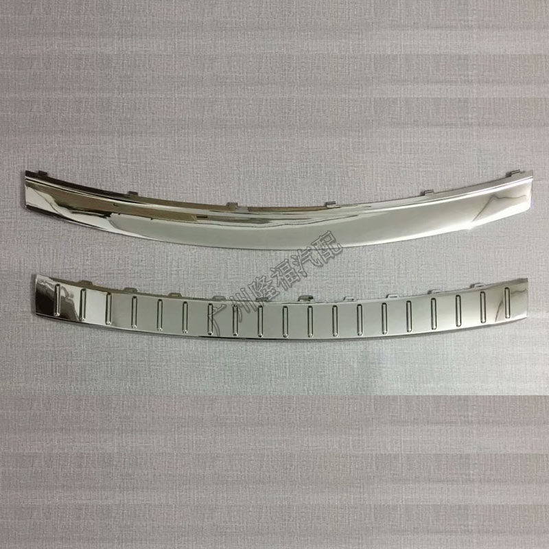 Suitable for 03-18 years MASS PASSER-BY POST-BAR BRIGHT STRIP REAR DOOR PLATED STRIP REAR DOOR PLATED STRIP REAR GUARD PLATE -TAOBAO