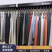 Hongju exhibition rack clothing curtain sample card display rack exhibition cloth silk scarf cloth hanging wall simple display rack