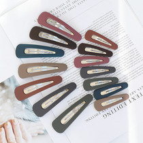INS net red hairpin Korean style Macaron color frosted Lin Xiaozhai with the same BB clip hairpin bangs clip edge clip