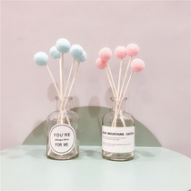 ins wind Nordic minimalist industrial style glass bottle English vase Dried flower arrangement glass ornament decorative bottle