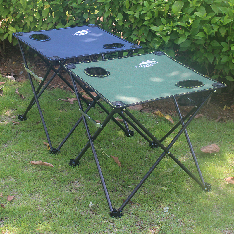 Outdoor beach outdoor folding table barbecue picnic table self-driving tour portable leisure table small table