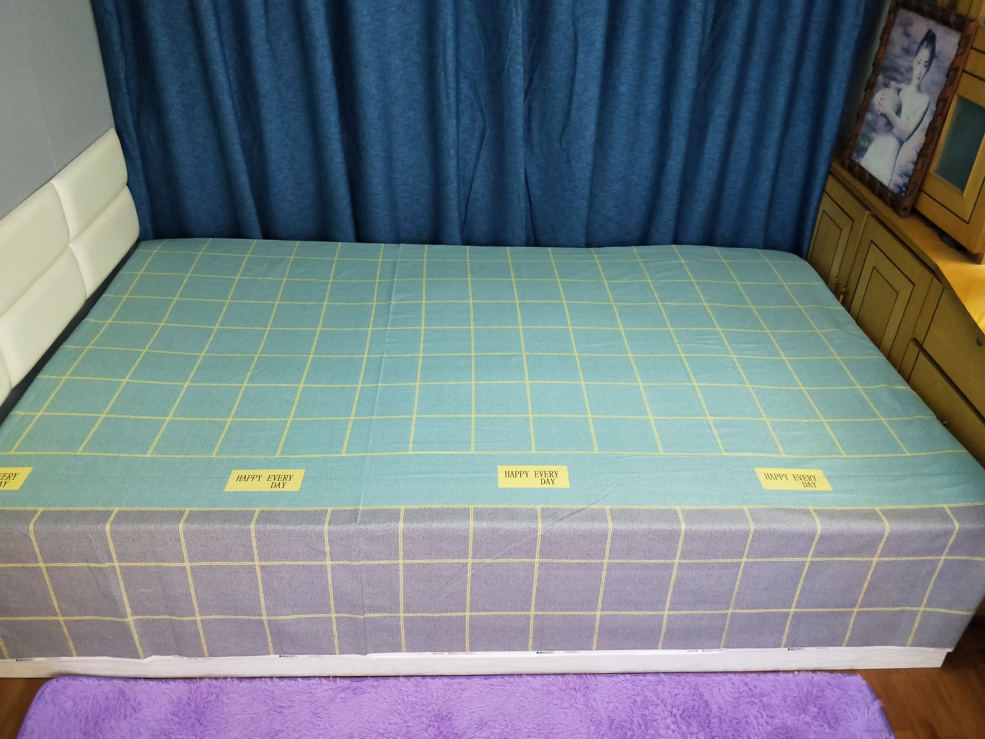 Cũ thô lanh dày giường bông bông Taikang đơn 5 3/4 mét tatami tờ đơn custom-made chống kang đông bắc - Khăn trải giường drap giường mát lạnh
