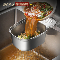 Saddle Type Drain Basket Kitchen Double Sink Wash Vegetable Basin Stainless dishwashing pool filter basket Cuisine kitchen waste filter basket