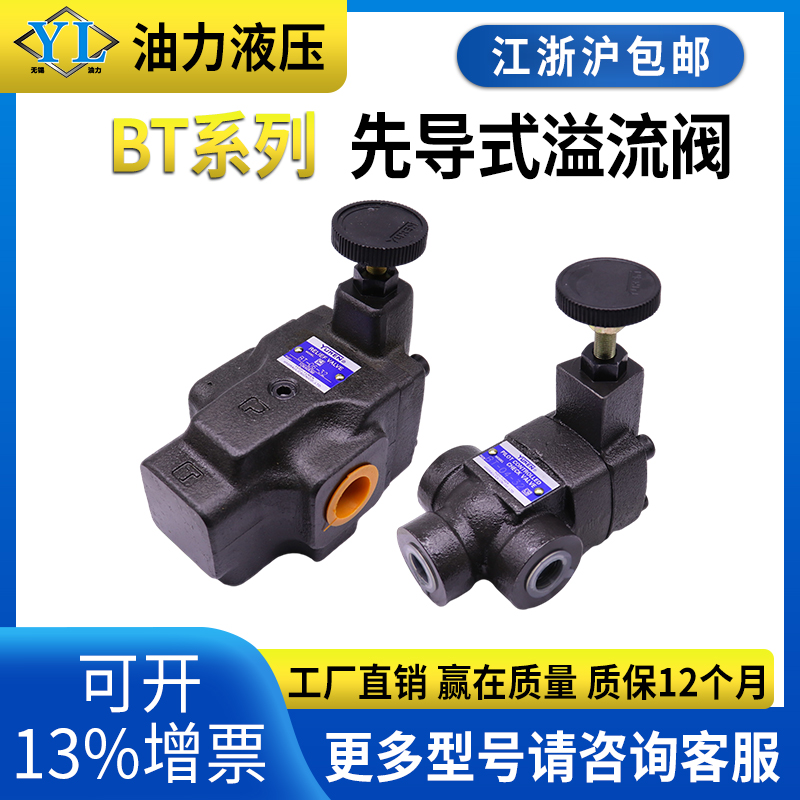 Tubular overflow valve BT-03 04-32 BT-06 10-32 RV RVT-04 RVT-06 pressure regulating valve