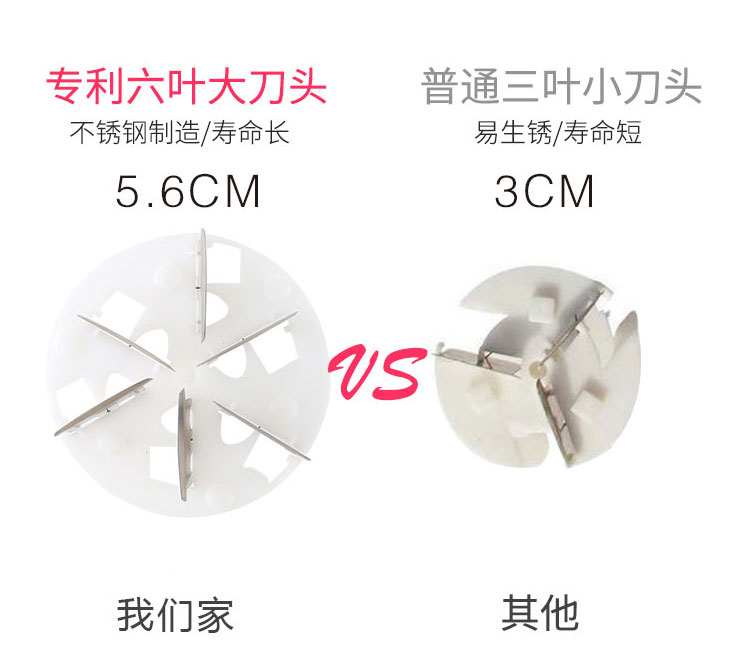 Sáu dao đầu bóng tông đơ công suất cao có thể sạc lại bóng loại bỏ quần áo gia dụng đa chức năng cho máy cạo bóng - Hệ thống giá giặt lăn bụi quần áo