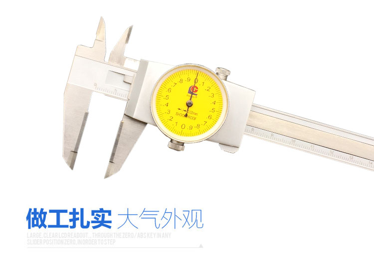 Wide land alloy digital display cursors with table caliper tungsten steel measuring surface caliper stainless steel plus hard electronic inside and outside diameter