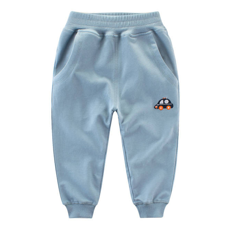 Chàng trai sweatpants phim hoạt hình mới trẻ em bé bông mùa xuân mặc quần âu 2019 trẻ em mới.