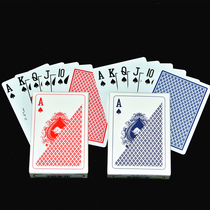 Ben Niu little angel plastic playing cards Red and blue folding wear-resistant waterproof cloth pattern poker standard bridge