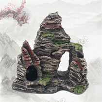  Coral stone viewing shelter house large arch bridge fish tank decoration rockery simulation stone Pirate ship climbing basin landscape fake